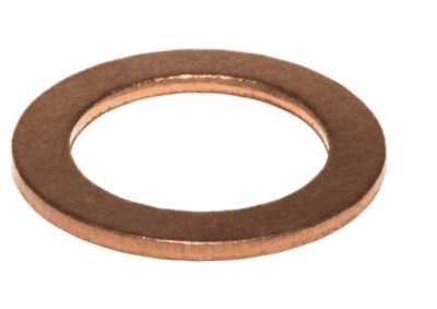 Кольцо уплотнительное 22х29х1,5 (медь) DIN 7603