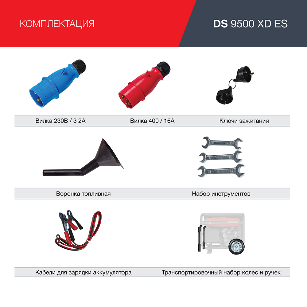 Электростанция дизельная DS 9500 XD ES