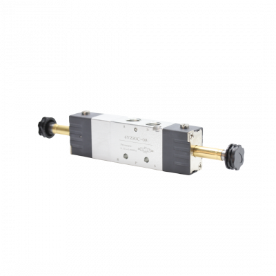 4V230C-08-WX Распределитель 5/3, 1/4G, Центральная позиция закрыта, с электропневматическим управлением