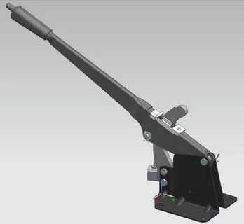 Рычаг стоян. тормоза ГАЗ-3307,3309 в сб., 33078-3508015