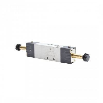 4V130C-06-WX Распределитель 5/3, 1/8G, Центральная позиция закрыта, с электропневматическим управлением