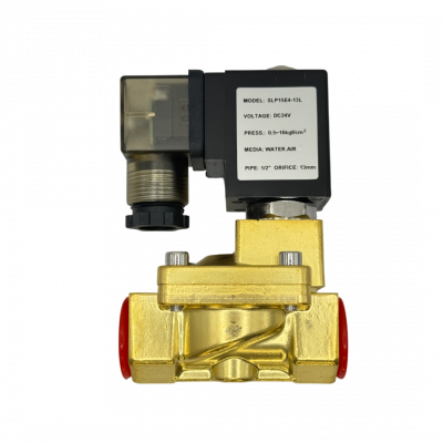 SLP08-105E2 Клапан соленоидный, корп. латунь, G 1/4, 0,5-16 бар, 220AC